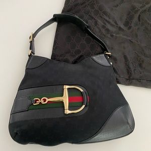 GUCCI JACKET Gg HORSEBIT VINTAGE BAG